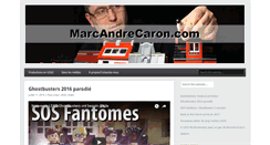 Desktop Screenshot of marcandrecaron.com