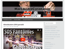 Tablet Screenshot of marcandrecaron.com